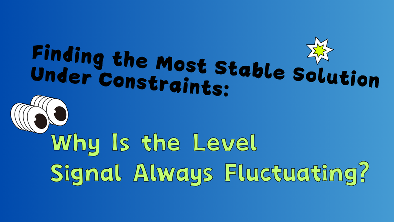 Industrial level measurement signal fluctuation caused by foam steam agitation and tank structures