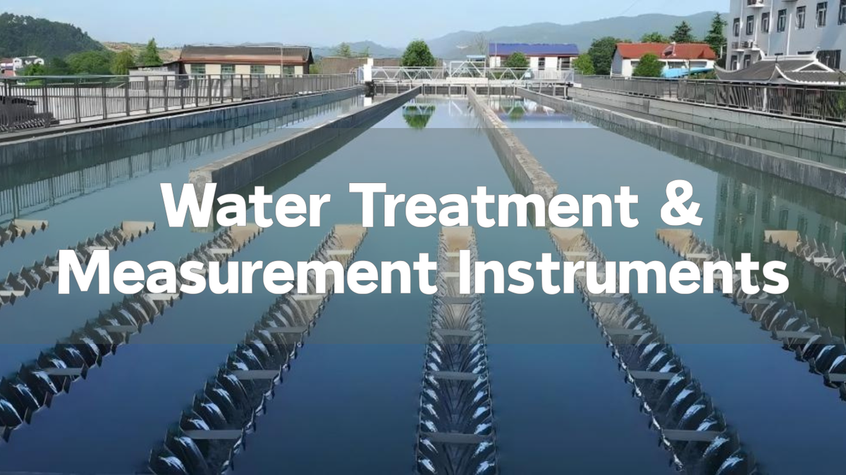 Industrial level and pressure measurement instruments used in water and wastewater treatment systems