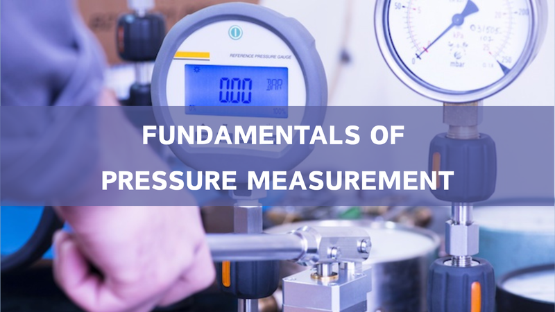 Industrial pressure measurement principles illustrating elastic deformation strain gauge capacitive and piezoresistive sensing