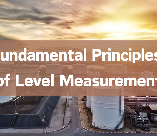 Industrial level measurement principles illustrating hydrostatic pressure buoyancy liquid position and medium properties