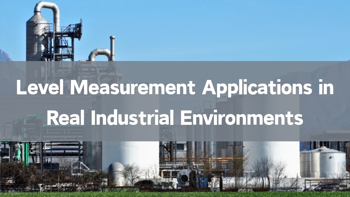 Industrial level measurement applications for chemical dosing and storage tanks