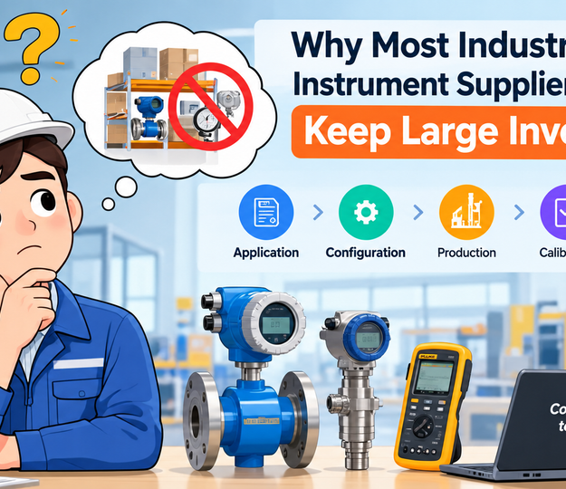 Why industrial instrumentation suppliers use build-to-order supply instead of large inventories