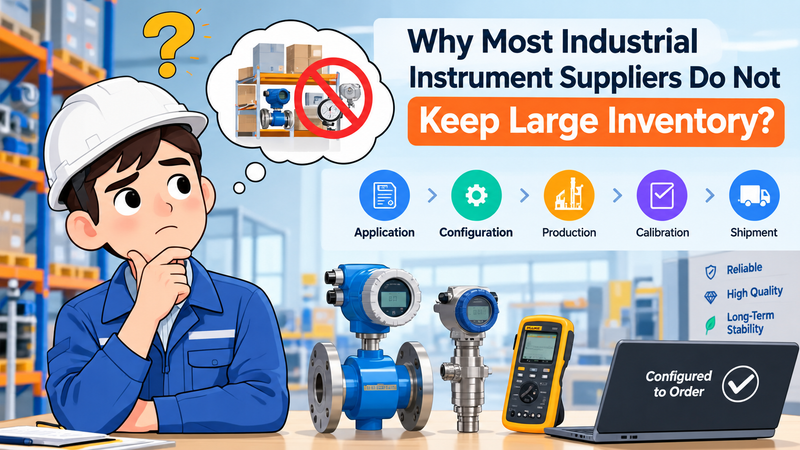 Why industrial instrumentation suppliers use build-to-order supply instead of large inventories
