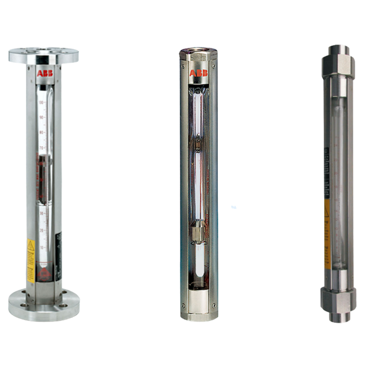 ABB FGM1190 glass tube flowmeter front view