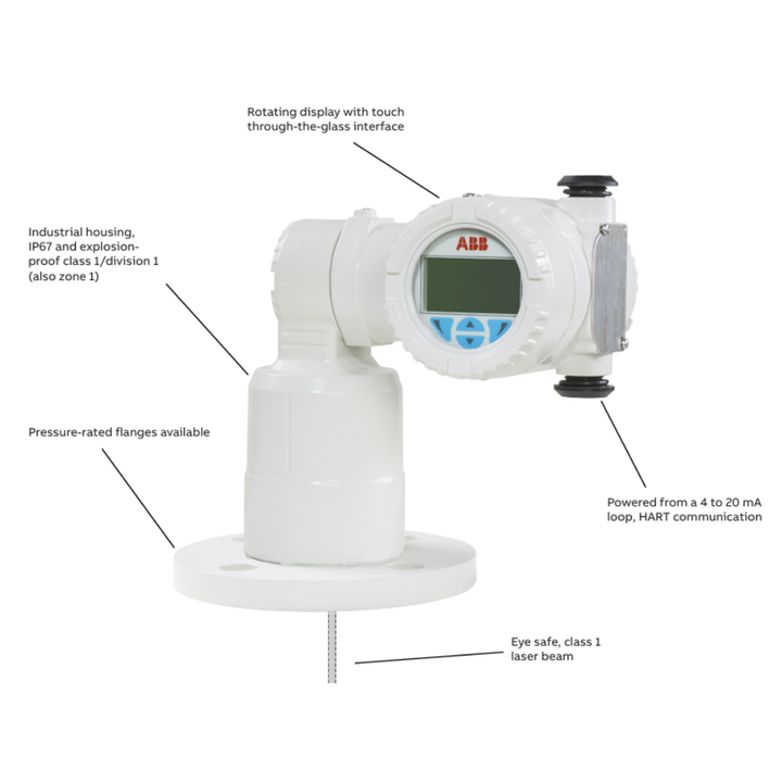 ABB LLT100 laser transmitter for industrial level measurement
