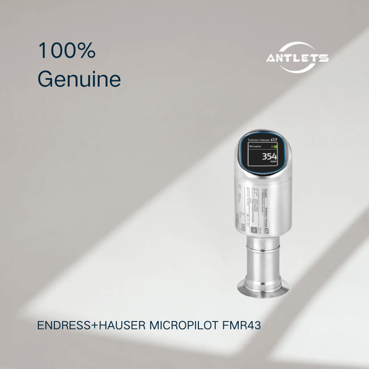 Endress+Hauser Micropilot FMR43 hygienic radar level sensor for non-contact level measurement