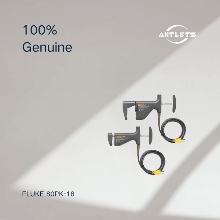 Fluke 80PK-18 Pipe Clamp Temperature Probe Kit with Type K thermocouple clamps