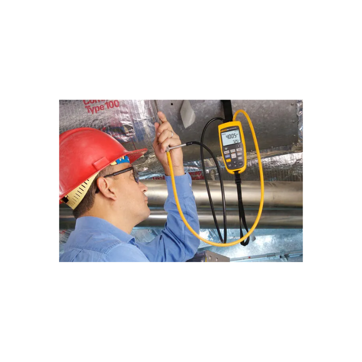 Fluke 922 HVAC airflow meter for differential pressure and air velocity testing