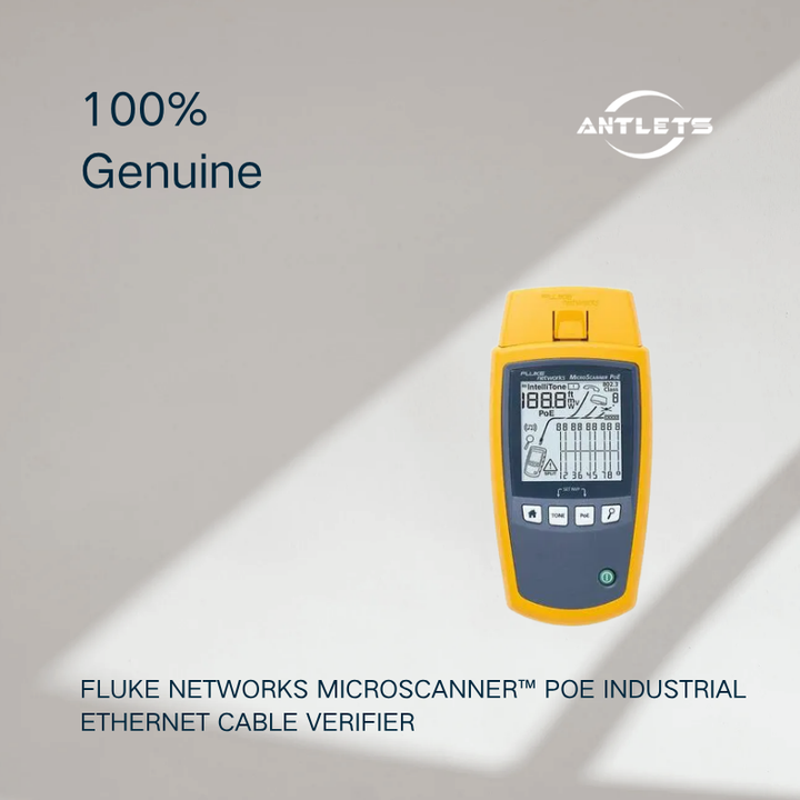 Fluke Networks MicroScanner PoE Industrial Ethernet Cable Verifier