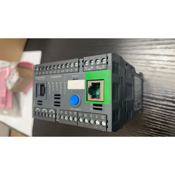Schneider LTMR08MFM motor management controller angled view