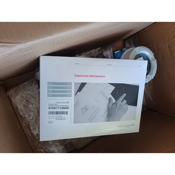 Endress Hauser Promag W 300 flowmeter side view