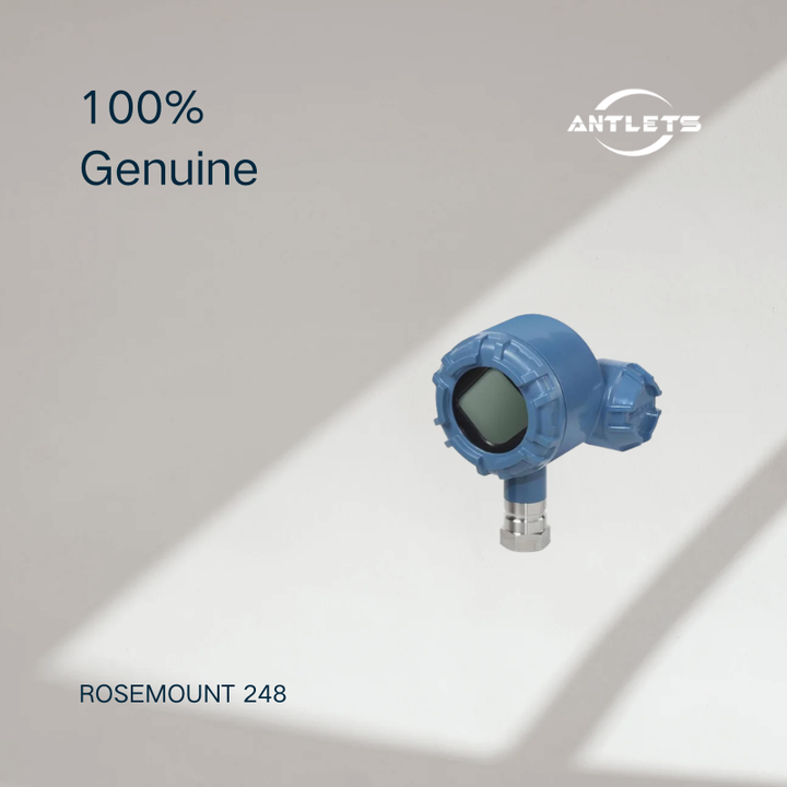 Rosemount 248 Wireless Temperature Transmitter with WirelessHART communication for industrial temperature monitoring