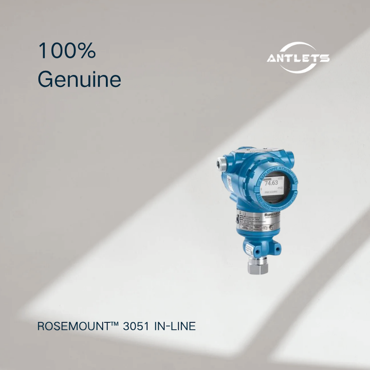 Rosemount 3051 In-Line Pressure Transmitter for accurate industrial pressure measurement