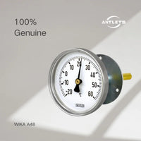 WIKA A48 bimetal thermometer for HVAC systems