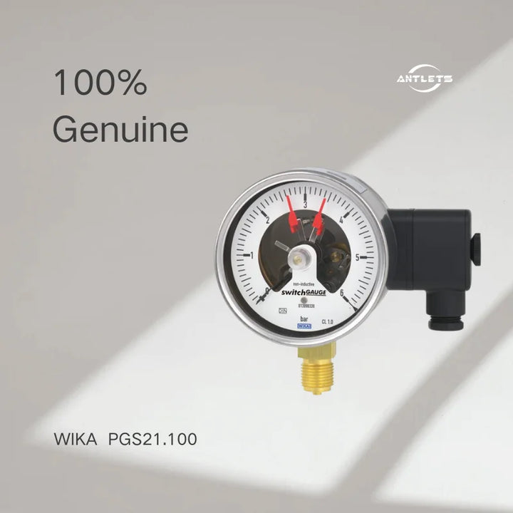 WIKA PGS21.100 PGS21.160 Bourdon tube pressure gauge with switch contacts