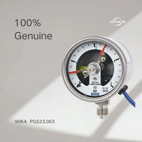 WIKA PGS23.063 Bourdon tube pressure gauge with switch contacts