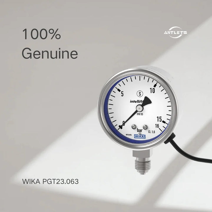 WIKA PGT23.063 Bourdon tube pressure gauge