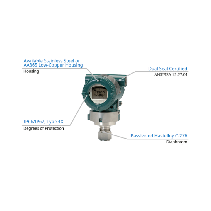 Yokogawa EJA510E DPharp digital pressure sensor technology